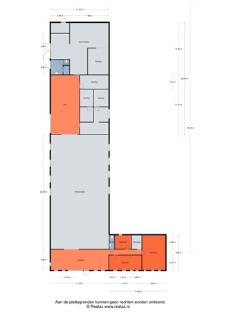 Floorplan - Jan Frederik Vlekkestraat 201, 4705 AH Roosendaal